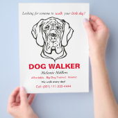 Geweldige Dane Flyer (Hand)