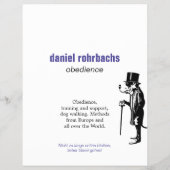 Geweldige Dane Flyer (Achterkant)