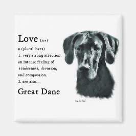 Geweldige Dane Gifts Magneet
