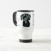 Geweldige Dane Gifts Reisbeker (Voorkant links)