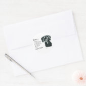 Geweldige Dane Gifts Ronde Sticker (Envelop)