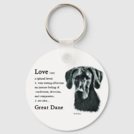Geweldige Dane Gifts Sleutelhanger