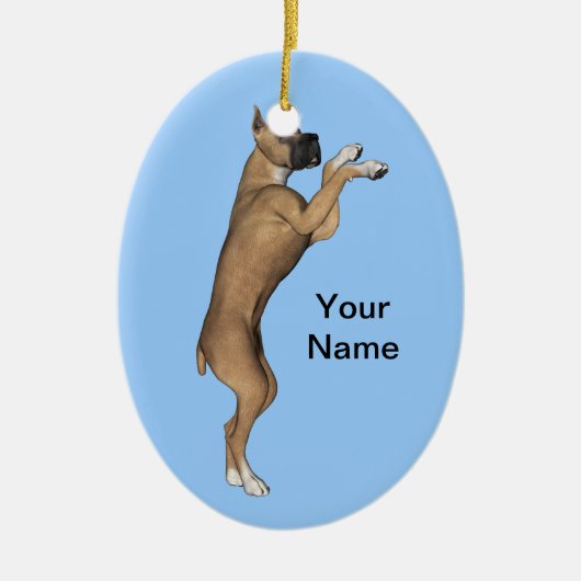 Geweldige Dane Keramisch Ornament (Voorkant)