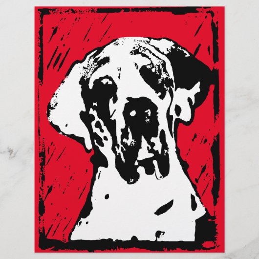 Geweldige Dane kondigt kaarten aan (Voorkant)