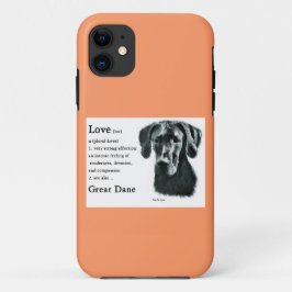 Geweldige Dane Love Case-Mate iPhone Case