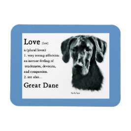 Geweldige Dane Love Magneet