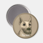 Geweldige Dane Magneet (Voorkant / Achterkant)