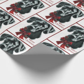 Geweldige Dane Merry-kerst Cadeaupapier (Hoek)