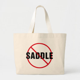 Geweldige Dane No Saddle Grote Tote Bag