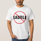 Geweldige Dane No Saddle T-shirt (Voorkant)