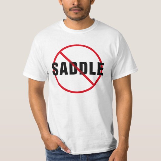 Geweldige Dane No Saddle T-shirt (Voorkant)