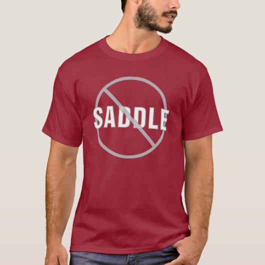 Geweldige Dane No Saddle T-shirt (Voorkant)