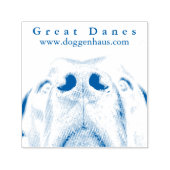 Geweldige Dane Nose Stamps Zelfinktende Stempel (Design)