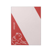 Geweldige Dane Notitieblok (Linkerzijde)