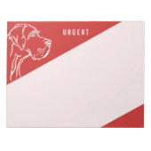 Geweldige Dane Notitieblok (Voorkant)