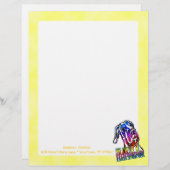 Geweldige Dane-sleuf, helder UC Briefhoofd Ontwerp (Voorkant / Achterkant)