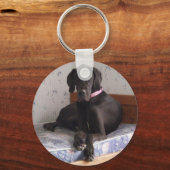 Geweldige Dane Sleutelhanger (Voorkant)