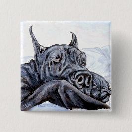 Geweldige Dane Sofa Dreams Vierkante Button 5,1 Cm