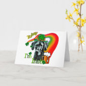 Geweldige Dane St Patricks Day Kaart (Gele Bloem)
