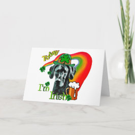 Geweldige Dane St Patricks Day Kaart