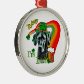 Geweldige Dane St Patricks Day Metalen Ornament (Rechts)