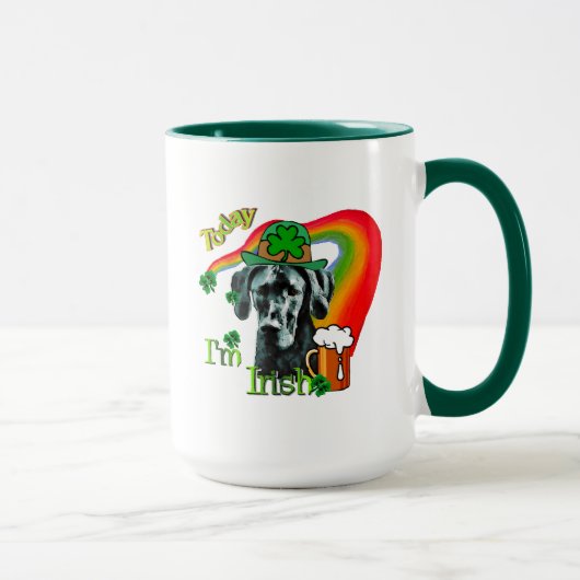Geweldige Dane St Patricks Day Mok (Rechts)