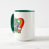 Geweldige Dane St Patricks Day Mok (Voorkant links)