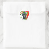 Geweldige Dane St Patricks Day Ronde Sticker (Tas)