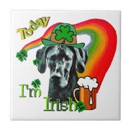 Geweldige Dane St Patricks Day Tegeltje