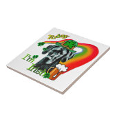 Geweldige Dane St Patricks Day Tegeltje (Zijkant)