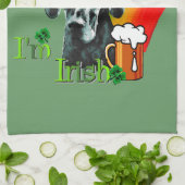 Geweldige Dane St Patricks Day Theedoek (Gevouwen)