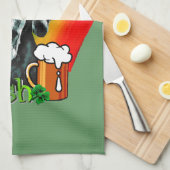 Geweldige Dane St Patricks Day Theedoek (Quarter Fold)