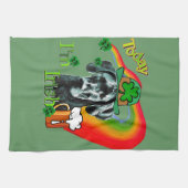 Geweldige Dane St Patricks Day Theedoek (Horizontaal)