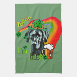 Geweldige Dane St Patricks Day Theedoek