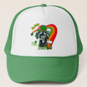 Geweldige Dane St Patricks Day Trucker Pet (Voorkant)