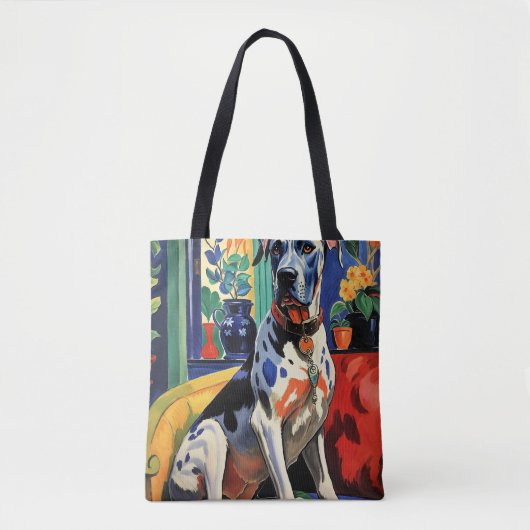 Geweldige Dane Tote Bag (Voorkant)