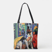 Geweldige Dane Tote Bag (Achterkant)