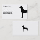 Geweldige Dane, Visitekaartje (Voorkant / Achterkant)