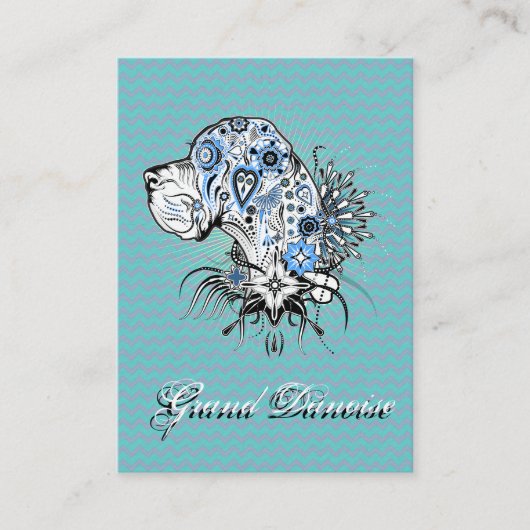 Geweldige Dane-visitekaartjes Visitekaartje (Voorkant)