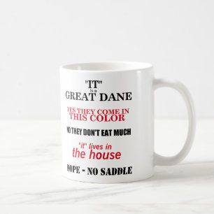 Geweldige Dane Walking Answers Koffiemok