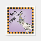 Geweldige Dane Witch Napkins Servet (Voorkant)