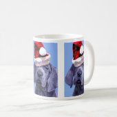 Geweldige danspuppy X 3-kerstMok Koffiemok (Voorkant rechts)