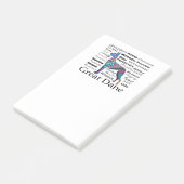 Geweldige dansreizen na de introductie post-it® notes (Schuin)