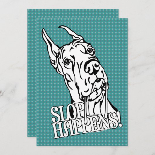 Geweldige danssleuf, BW Kaart (Voorkant / Achterkant)