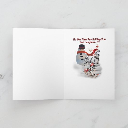 Geweldige danstijd voor geweer feestdagen kaart (Binnen)