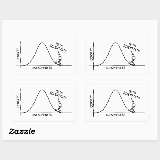 Geweldige Data Scientists Sticker (Vel)