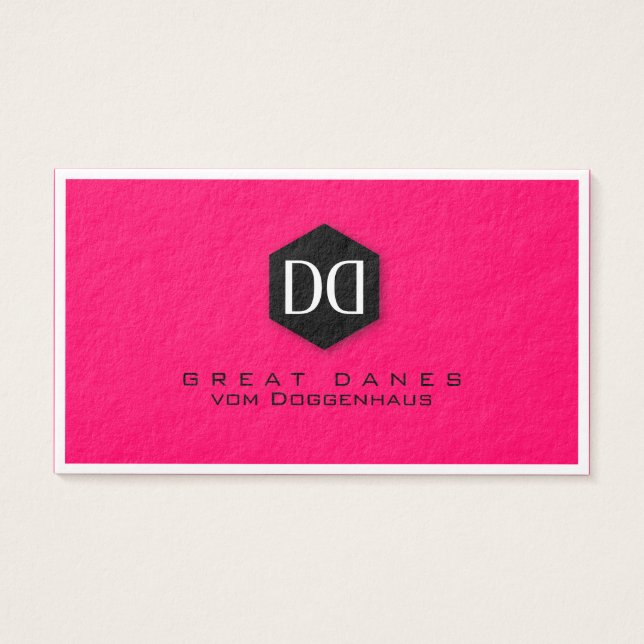 Geweldige ddadige DD-identiteit Visitekaartje (Voorkant)