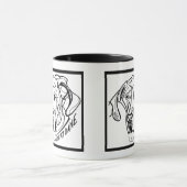 Geweldige ddadige dog mok (Midden)