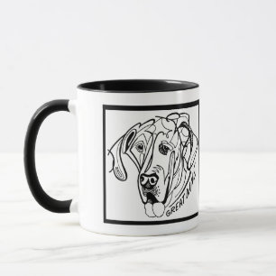 Geweldige ddadige dog mok