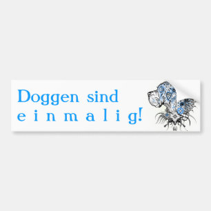 Geweldige ddadige Tattoo stijl Bumpersticker